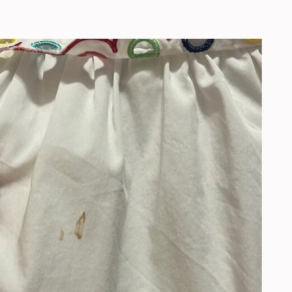 CeliaB White Long Sleeve Dress with Colorful Accents - Picture 6 of 8